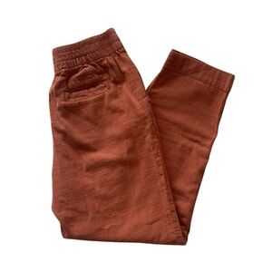 Marine Layer Women’s Terracotta Joggers With Elastic Waist